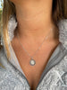 Sterling Silver Reversible Disc Necklace