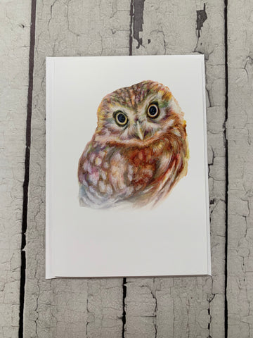 Ina May Owl Notecard